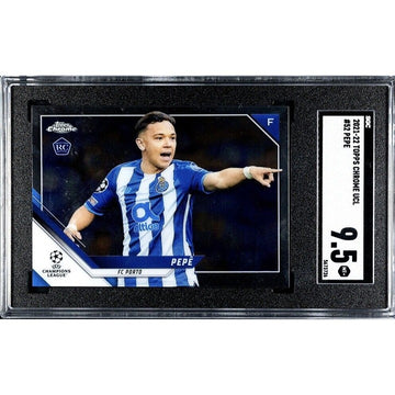 2021-22 Topps Chrome UCL Pepê RC* #52 FC Porto Champions League Rookie - SGC 9.5