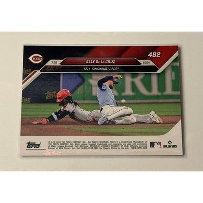 2024 Topps Now Elly De La Cruz RC - MLB Cincinnati Reds - 1st Since 88 HR SB 482