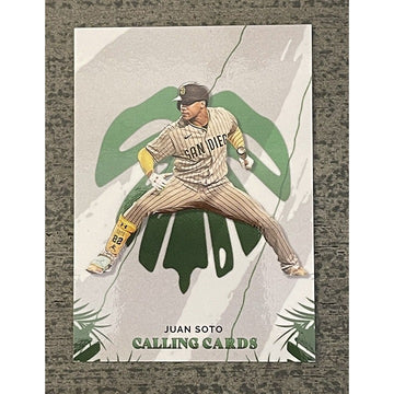 Juan Soto - 2022 Topps X Calling Cards Curated Set MLB San Diego Padres Card #63