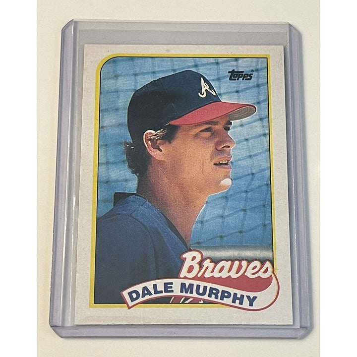 Dale Murphy* MLB Atlanta Braves 1989 Topps Baseball Tiffany Glossy Parallel #210