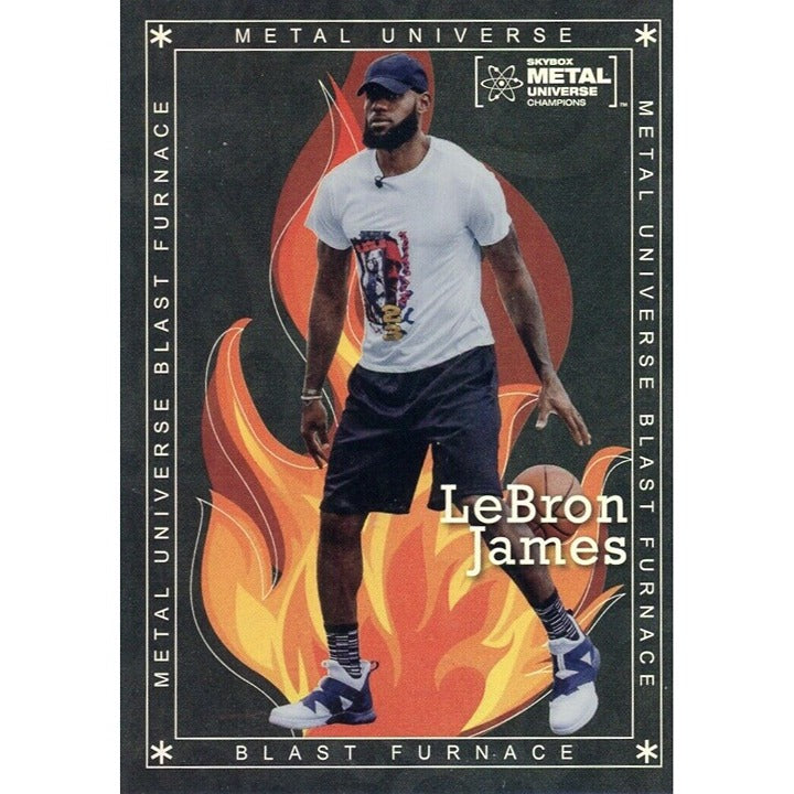 Lebron James* 2021 SKYBOX METAL UNIVERSE CHAMPIONS - Card #BF-24 - Blast Furnace