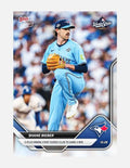 2024 Topps Now Shane Bieber Blue Jays World Series Game 4 win MLB card
