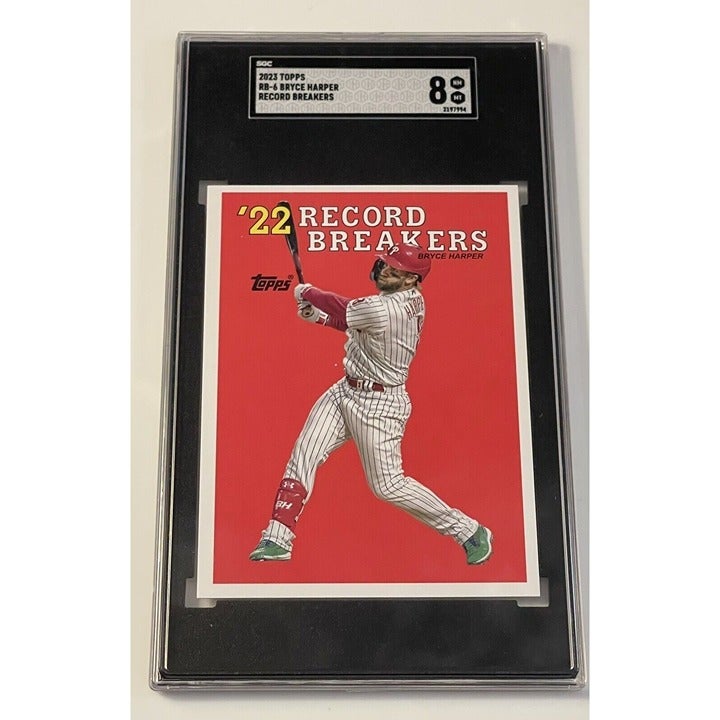 2023 Topps Series 2 Box Topper OVERsized Bryce Harper 2022 Record Breakers #RB-6