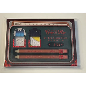 Bubba Watson Matt Kuchar* - 2022 Leaf In The Game Used ITG GRIP & RIP Glove 4/20