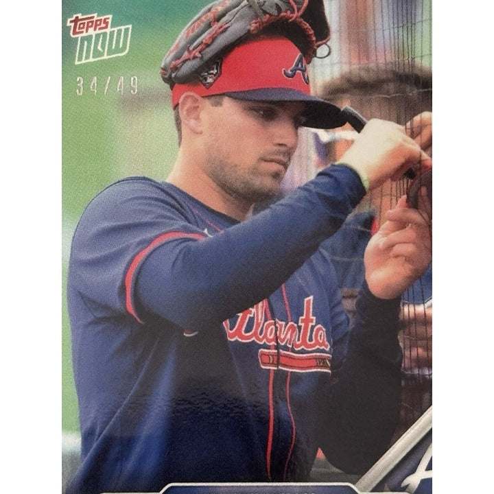 2024 Topps Now Austin Riley Blue Parallel limited edition baseball card Atlanta Braves