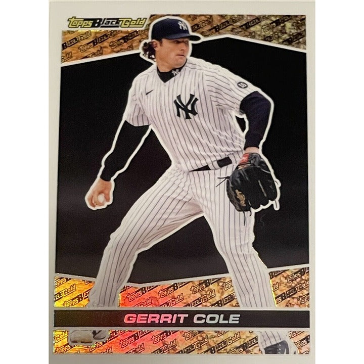 2021 Topps Chrome Update Black and Gold Gerrit Cole #BGC-11 MLB New York Yankees