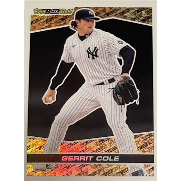 2021 Topps Chrome Update Black and Gold Gerrit Cole #BGC-11 MLB New York Yankees
