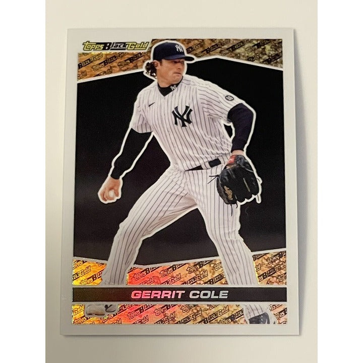2021 Topps Chrome Update Black and Gold Gerrit Cole #BGC-11 MLB New York Yankees