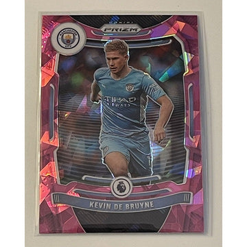2021-22 Panini Prizm Premier League Pink Cracked Ice Prizm Kevin de Bruyne - #12