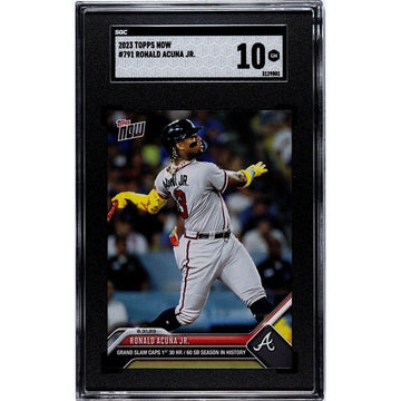 2023 TOPPS NOW Ronald Acuna JR. MLB- 1ST 30 HR & 60 SB SEASON In Braves History*