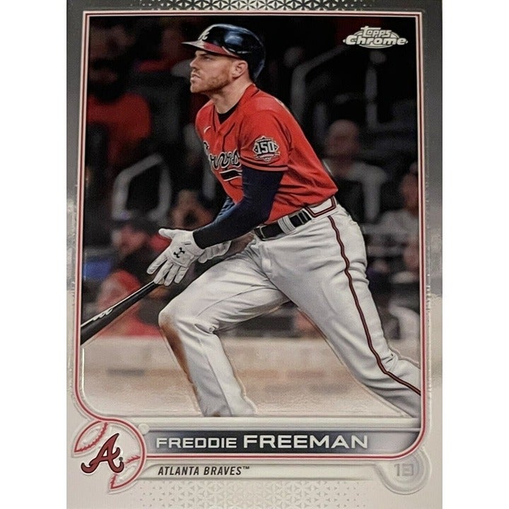 Freddie Freeman* - 2022 Topps Chrome Card #14 - MLB Atlanta Braves - WS Champion