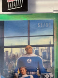 58/99 Limited Edition 2025 Topps Now Marvel Fantastic Four Green Foil Refractor collectible card