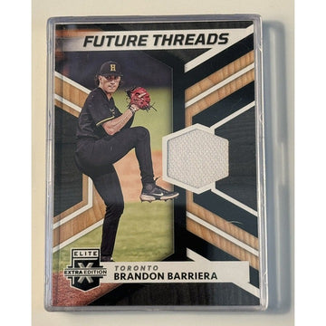 2022 Panini Elite - Extra Edition Future Black Threads - Brandon Barriera #FT-BB