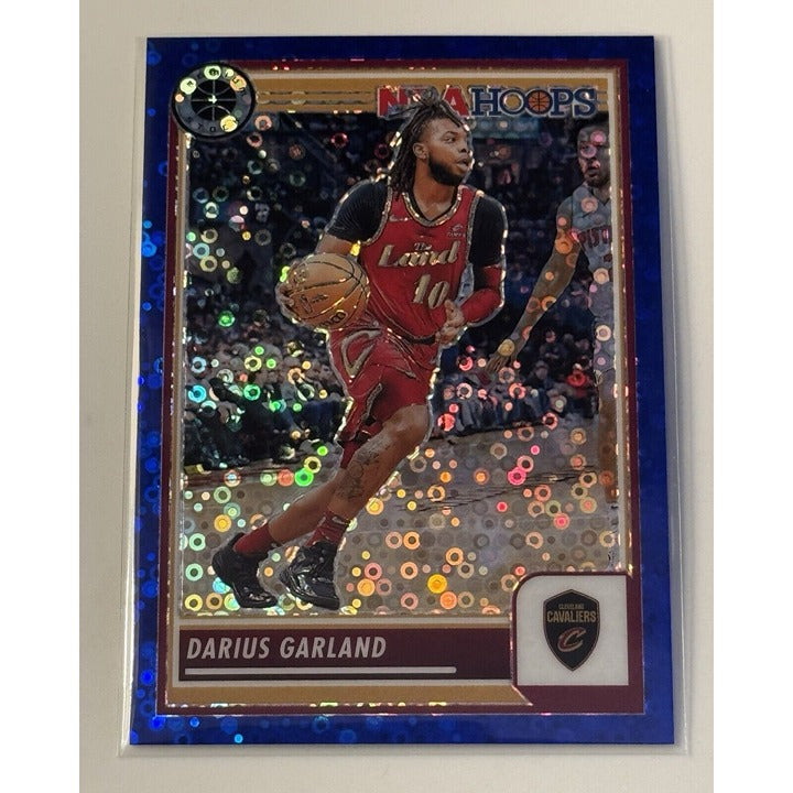 11/99 2023-24 Panini Premium Stock Darius Garland Blue Disco Prizm #135 NBA Cavs