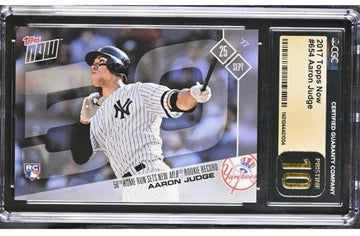 2017 Topps Now - Aaron Judge RC #654 MLB New York Yankees Rookie - Graded CGC 10
