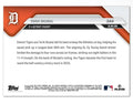 2025 MLB Topps Now Tarik Skubal Detroit Tigers card 344 celebrating 50 wins