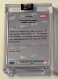 Limited Edition 2026 Topps Now Marvel Fantastic Four teaser card with foil finish in protective case