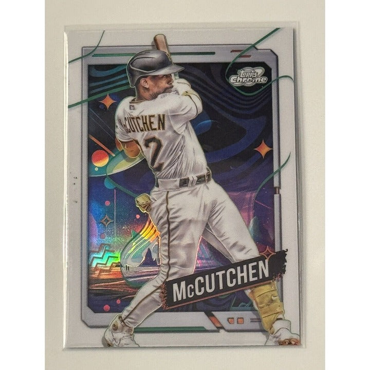 ANDREW McCUTCHEN* 2024 Topps Chrome Cosmic Nucleus - Refractor Pirates Card #185