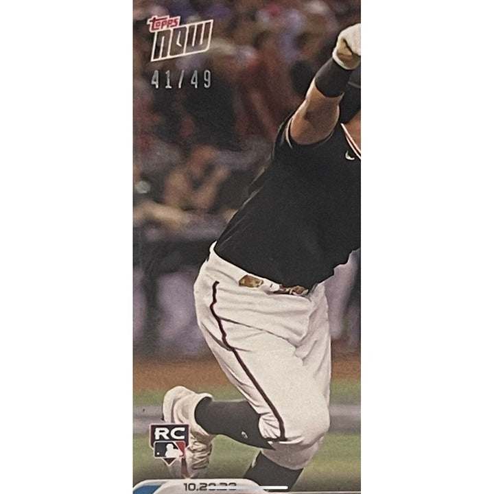Gabriel Moreno 2023 Topps Now limited edition Arizona Diamondbacks rookie baseball card