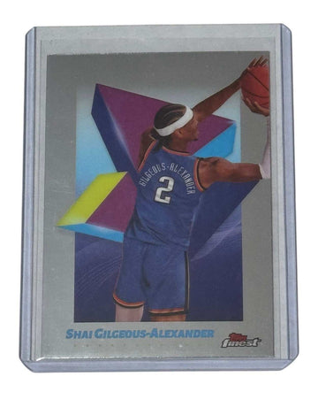 2023-24 Topps Finest Shai Gilgeous-Alexander NBA card #67 Oklahoma City Thunder basketball collectible