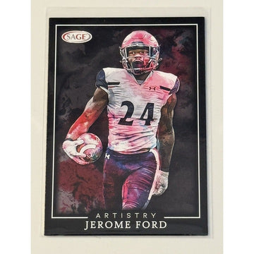 2022 SAGE Artistry Jerome Ford RC Cleveland Browns/Cincinnati Football RC ART-JF