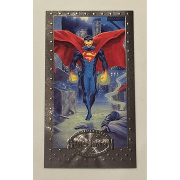 1994 SkyBox Superman: Man of Steel Platinum Series Super Hero DC Marvell Card 75