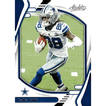 2021 Panini Absolute NFL Football Card #51 - CeeDee Lamb - Blue Dallas Cowboys*