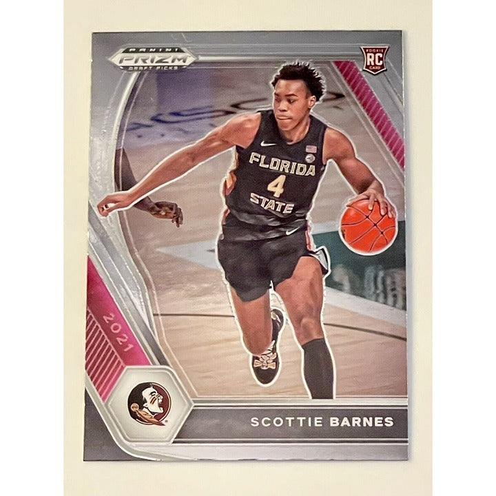 Scottie Barnes RC 2021 22 Panini Prizm Draft Picks ROOKIE Card #6 - NBA Raptors*
