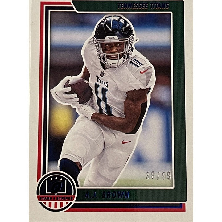 2021 Chronicles A.J. Brown 38/99 - STARS AND STRIPES #STS-AJB - Tennessee Titans