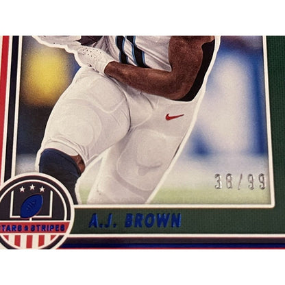 2021 Chronicles A.J. Brown 38/99 - STARS AND STRIPES #STS-AJB - Tennessee Titans