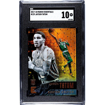 Jayson Tatum RC* 2017-18 Panini Essentials Rookie Card #129 NBA Celtics- SGC 10*
