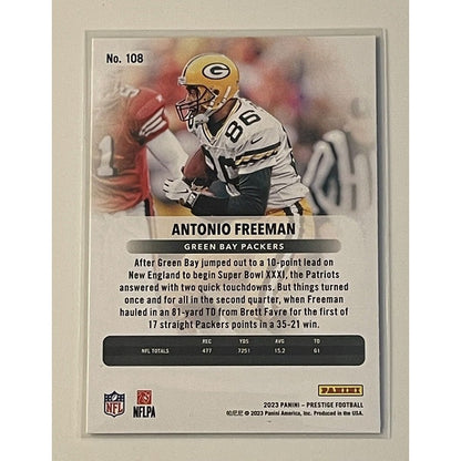 2023 Panini Prestige Xtra Points Diamond Antonio Freeman - NFL Green Bay Packers