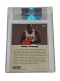 1992 SkyBox USA Basketball Michael Jordan Game Strategy card CGC certified authentic in protective case
