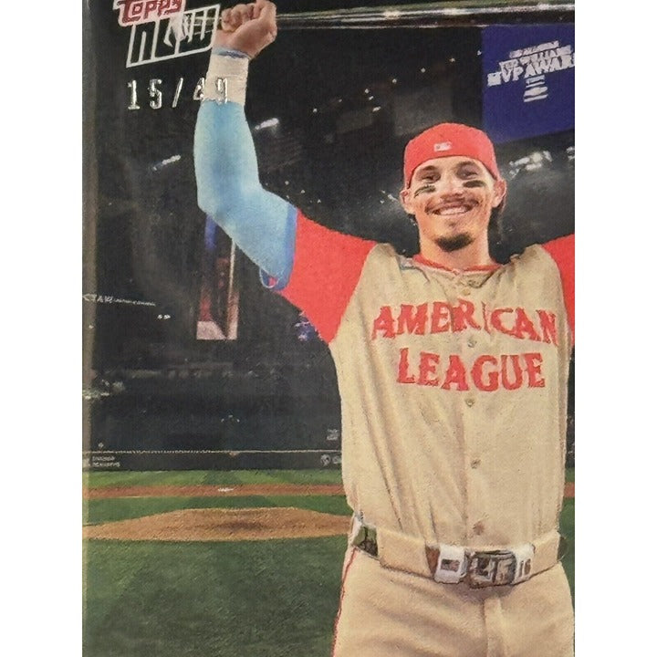 15/49 Jarren Duran RC All-Star Game MVP 2024 MLB TOPPS NOW Card 438 Red Sox MVP*