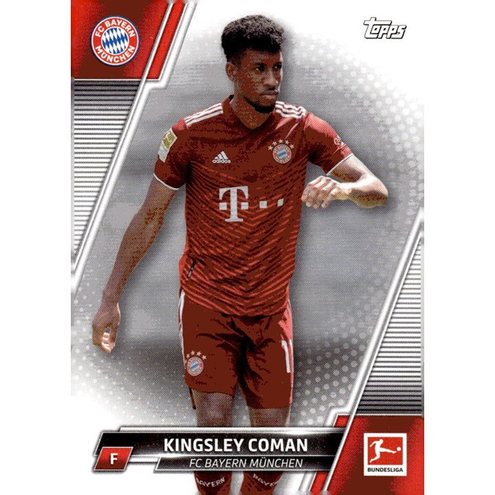 2021-22 Topps Bundesliga Soccer-  Futbol #158 Kingsley Coman - FC Bayern Munchen