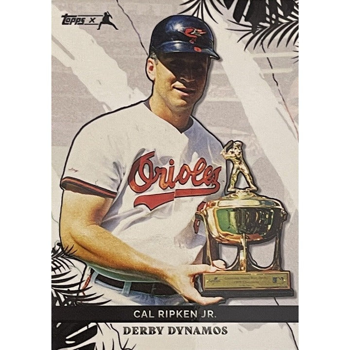 CAL RIPKEN JR Topps X Card #38 Curated Set Derby Dynamos - MLB Baltimore Orioles