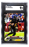 Jayden Daniels RC 2024 Topps NOW Rookie Card graded SGC 9 in protective case