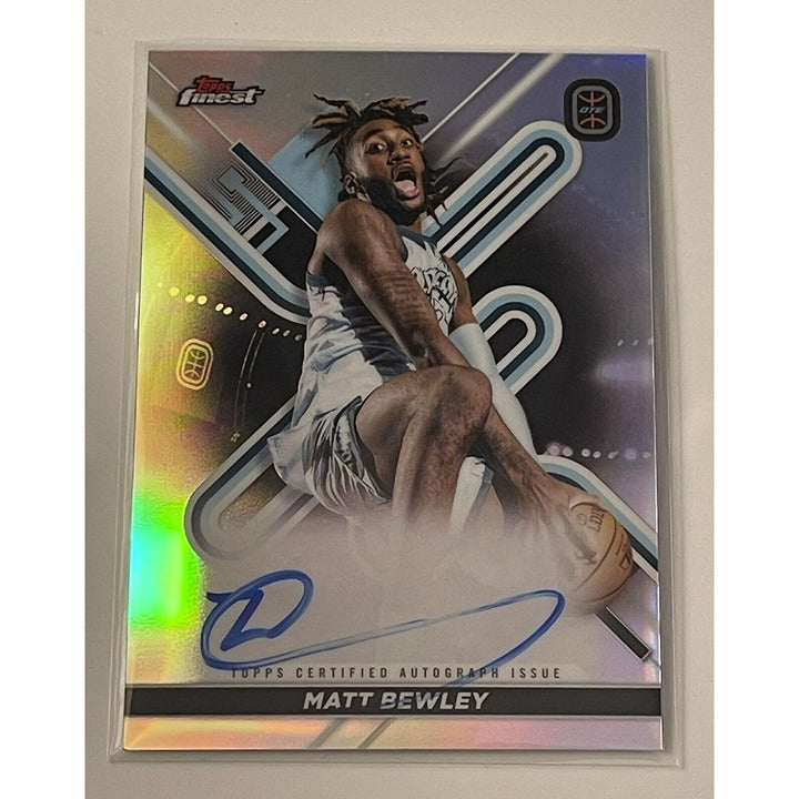 2022-23 Topps Finest OTE Matt Bewley Auto  Refractor Basketball Auto Card #FA-MB