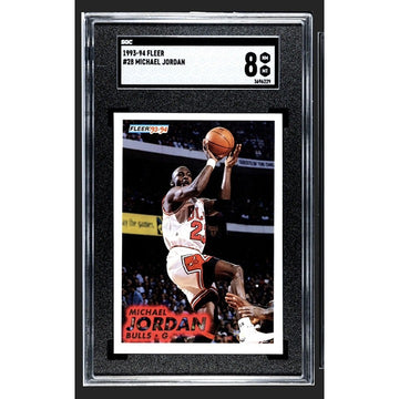 1993 Fleer MICHAEL JORDAN* (HOF) 10 Scoring Champ NBA Chicago Bulls #28 - SGC 8*