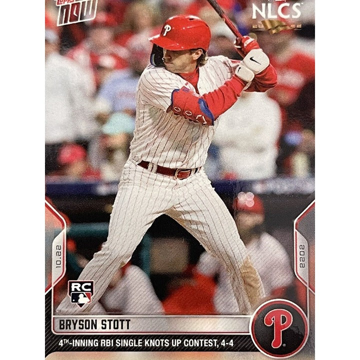 2022 MLB Topps Now - Bryson Stott - ROOKIE CARD SP Phillies #1117 RC - NLCS MLB*
