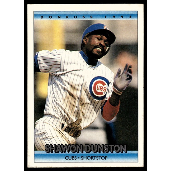 1992 Donruss #613 Shawon Dunston - MLB Baseball Cubs Card - Near Mint Or Better!
