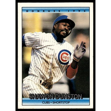 1992 Donruss #613 Shawon Dunston - MLB Baseball Cubs Card - Near Mint Or Better!