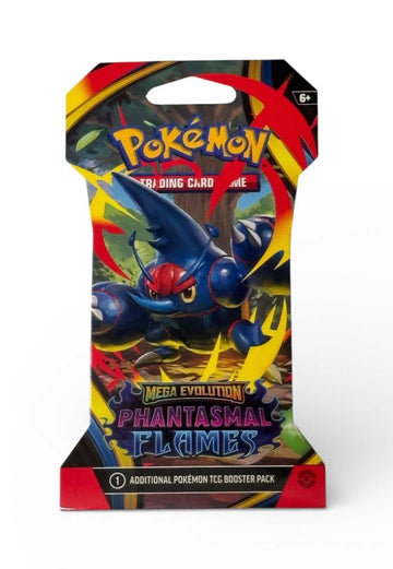 Pokémon TCG Mega Evolution Phantasmal Flames booster pack sealed with unique art variant