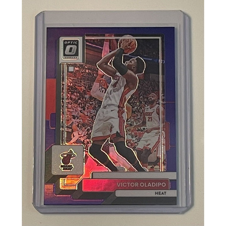 2022-23 Donruss Optic Victor Oladipo Fast Break Prizm Card #158 - NBA Miami Heat
