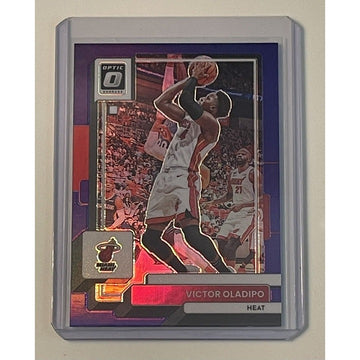 2022-23 Donruss Optic Victor Oladipo Fast Break Prizm Card #158 - NBA Miami Heat