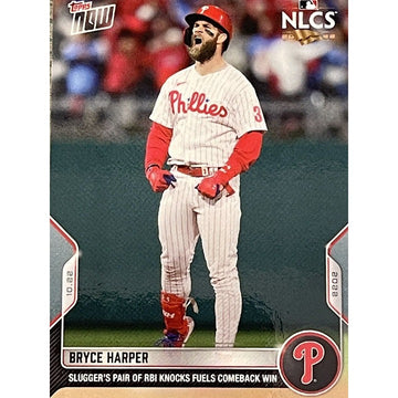 Bryce Harper 2022 MLB TOPPS NOW 2 HR NLCS Card #1118 Phillies MLB NLCS Playoffs*