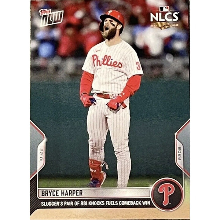 Bryce Harper 2022 MLB TOPPS NOW 2 HR NLCS Card #1118 Phillies MLB NLCS Playoffs*