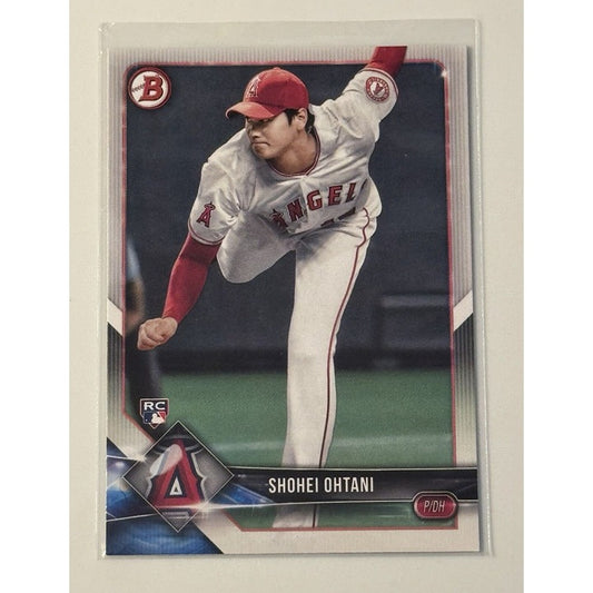 Shohei Ohtani 2018 Bowman Baseball Rookie Card #49 1st True RC Angels MVP - Mint