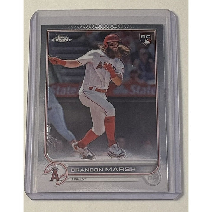 Brandon Marsh RC 2022 Topps Chrome RC MLB Los Angeles Angels Rookie Baseball 133