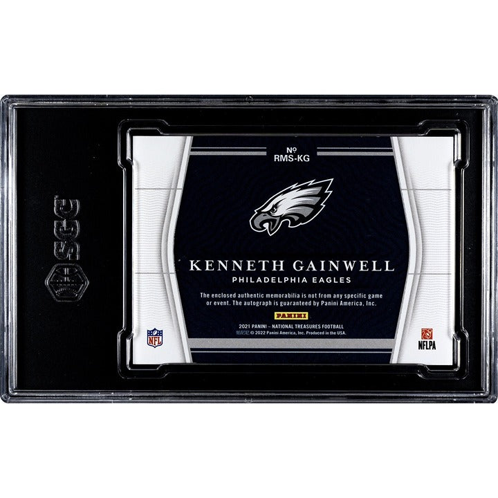 Kenneth Gainwell - 2021 National Treasures Rookie 4-Color Patch Autograph #72/99